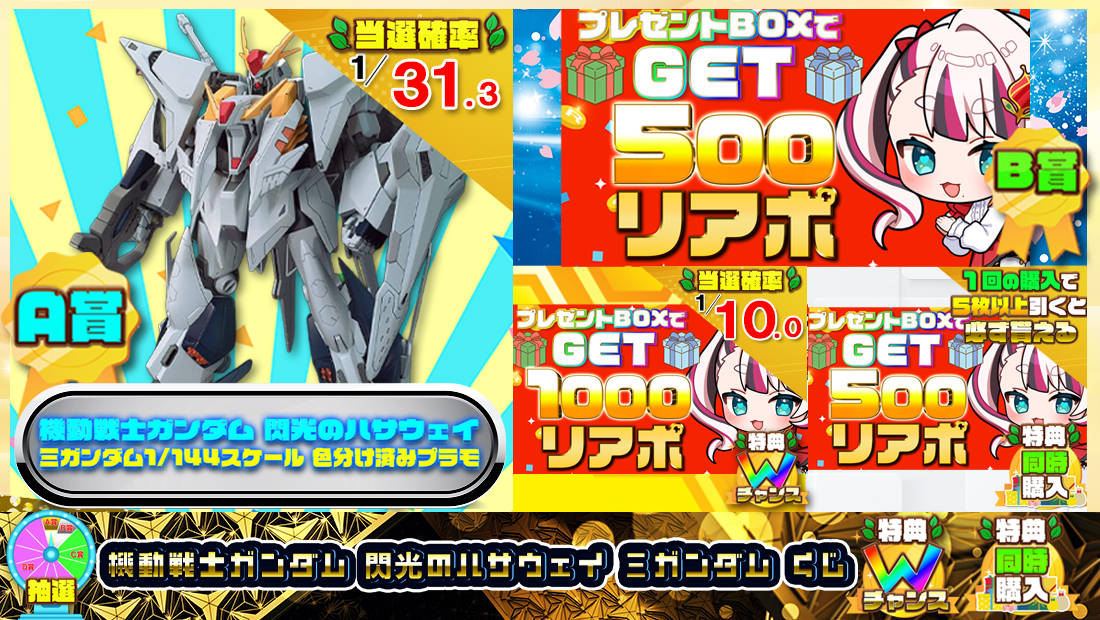 機動戦士ガンダム 閃光のハサウェイ Ξガンダム(クスィーガンダム)くじ【５００円】の画像