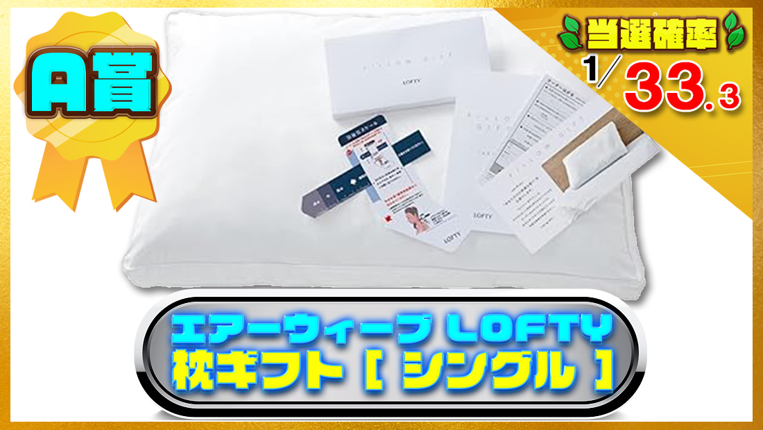 エアーウィーブ LOFTY 枕ギフト [ シングル ] の画像