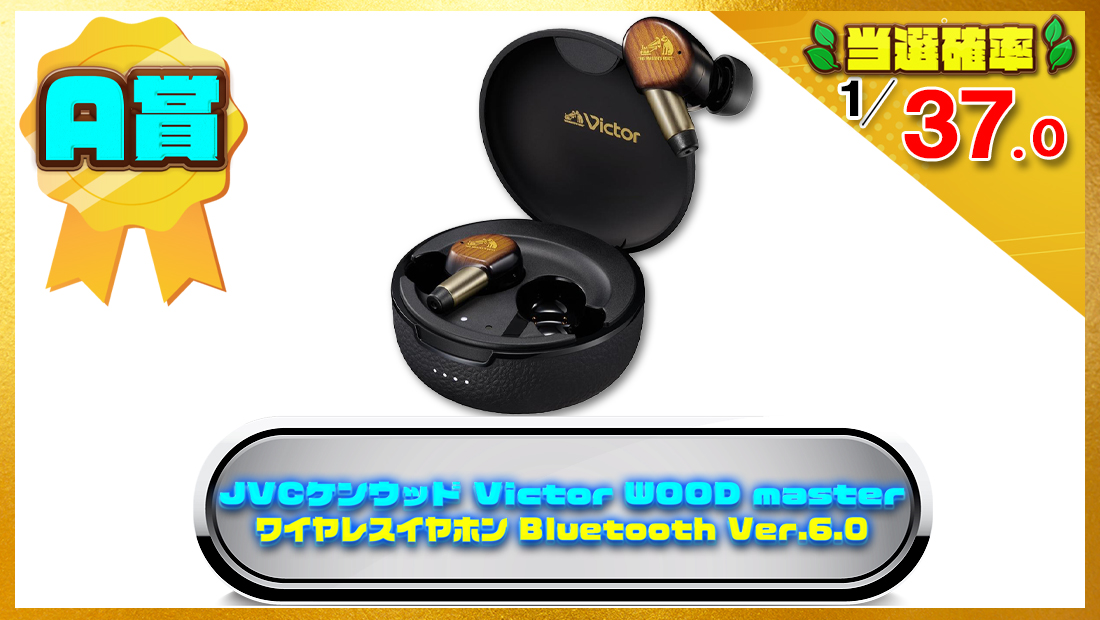 JVCケンウッド Victor WOOD master ワイヤレスイヤホンの画像