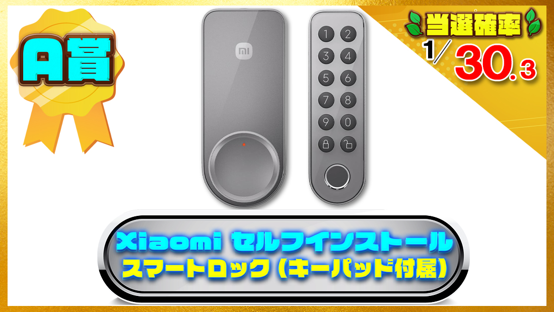 Xiaomi セルフインストールスマートロック (キーパッド付属) の画像