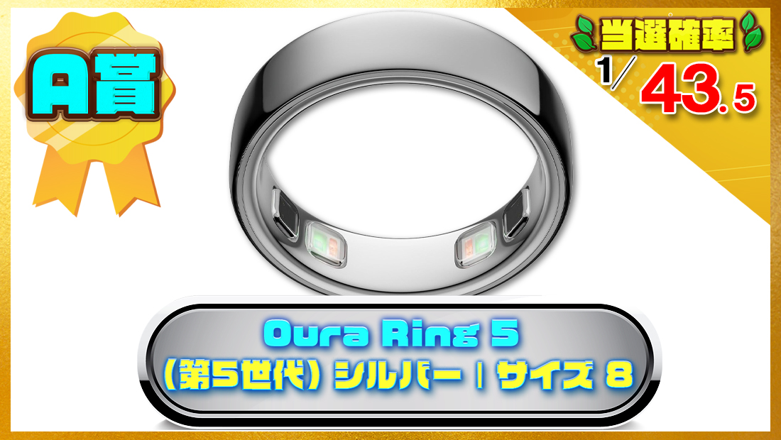 Oura Ring 5（オーラリング 第5世代) シルバー | サイズ 8の画像